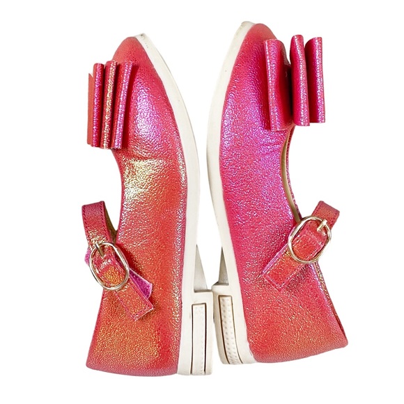 Pipperdoodles Girls Pink Shimmer Velcro Strap Sz 13/30 - fits like 11T - Picture 5 of 11